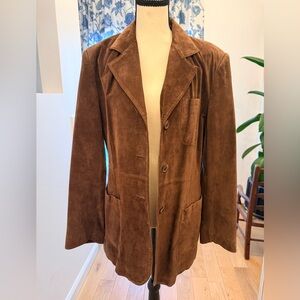 Preston and York Chocolate Brown Suede Jacket